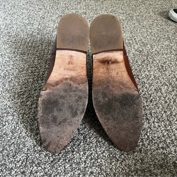 Nisolo Leather Chelsea Ankle Boot Cognac Brown Size 9.5 - Picture 7 of 7